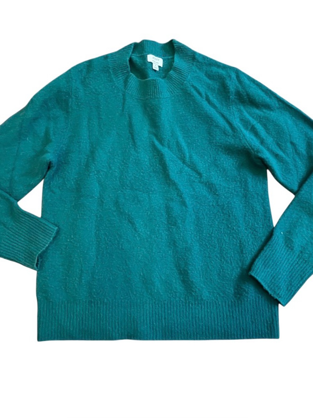 J. Crew extra soft Women’s dark Teal Crewneck Sweater - Classic Knit